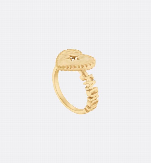 Dior迪奥 新款 爱心戒指 现货即发 爆款随时断时尚造型设计 很漂亮 专柜材质