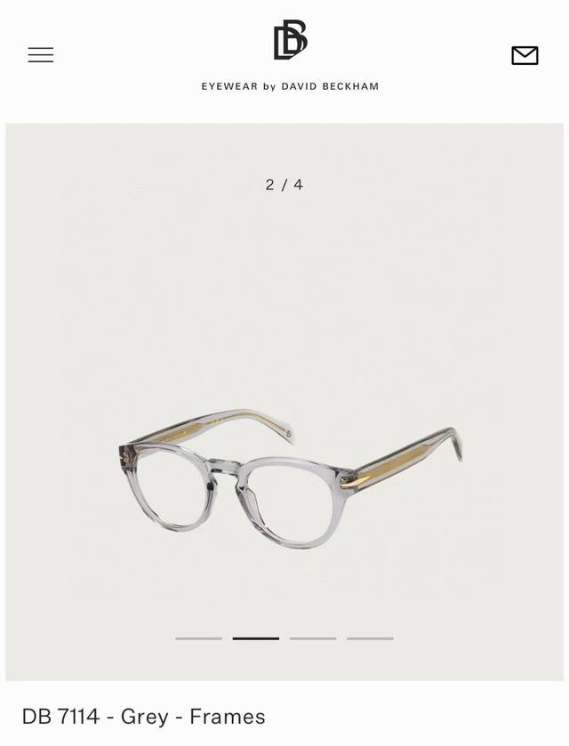 David Beckham Eyewear 大卫 贝克汉姆 品牌眼镜 Db7114 Size 51口24-