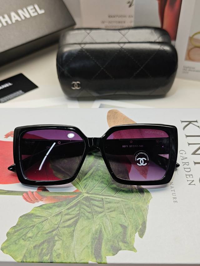 Chanel 香奈儿时尚太阳镜镜片 顶级奢侈品 高品质[亲亲] 气质非凡 女士开车墨镜[爱情] 8色