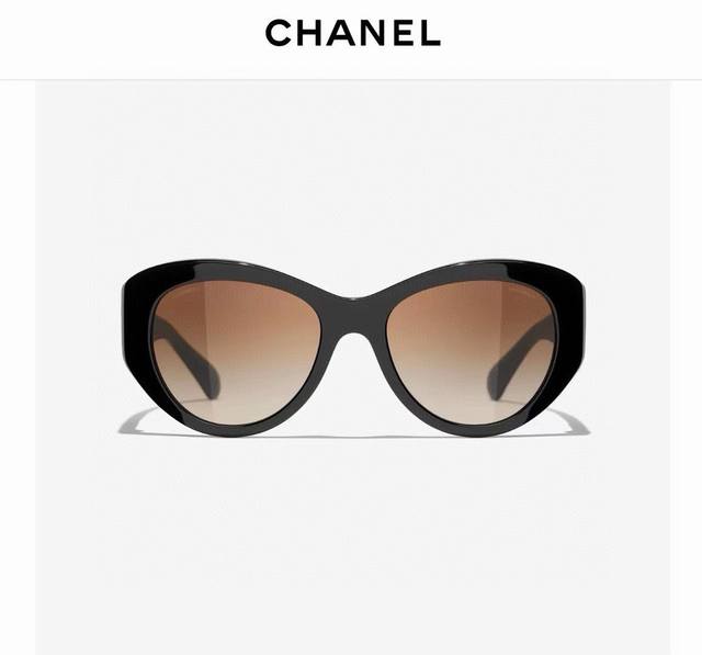 一眼入夏 全网首发 高版本虽迟但到 Chanel2024夏季新款到店 当下很火的香奶奶 Chanel* Ch5492墨鏡 Size:54口19-140
