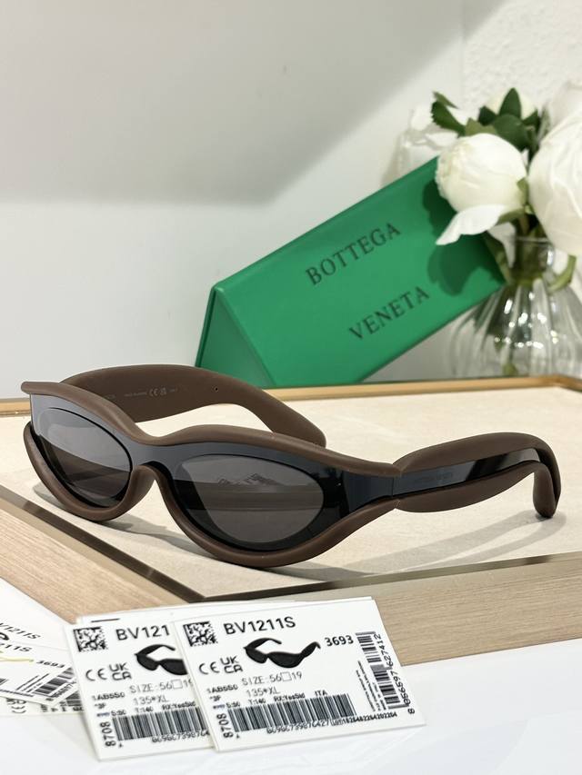 Bottega Veneta Mod：Bv1211S Size：56口19-135 新元素 橡皮泥眼镜 柔软舒适度极佳