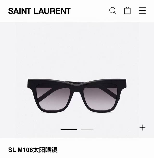 Saint Lauren*T Model:Sl M106 Size:52口18-145